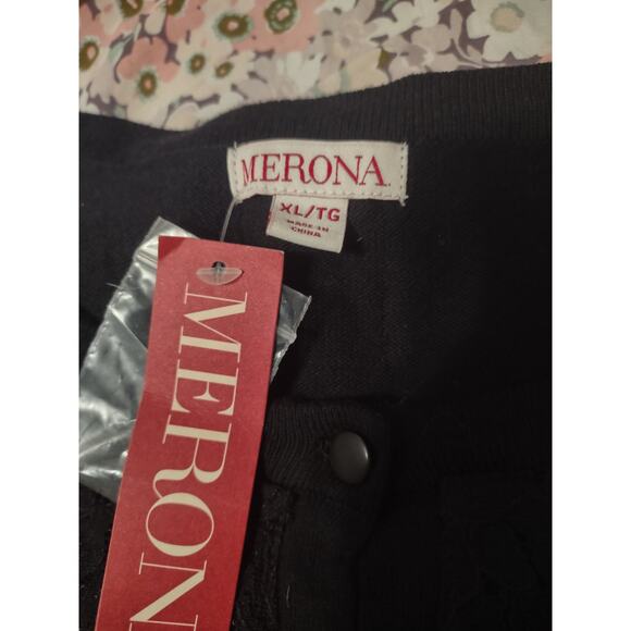 Merona Black Women's Cardigan Sweater - Picture 2 of 5